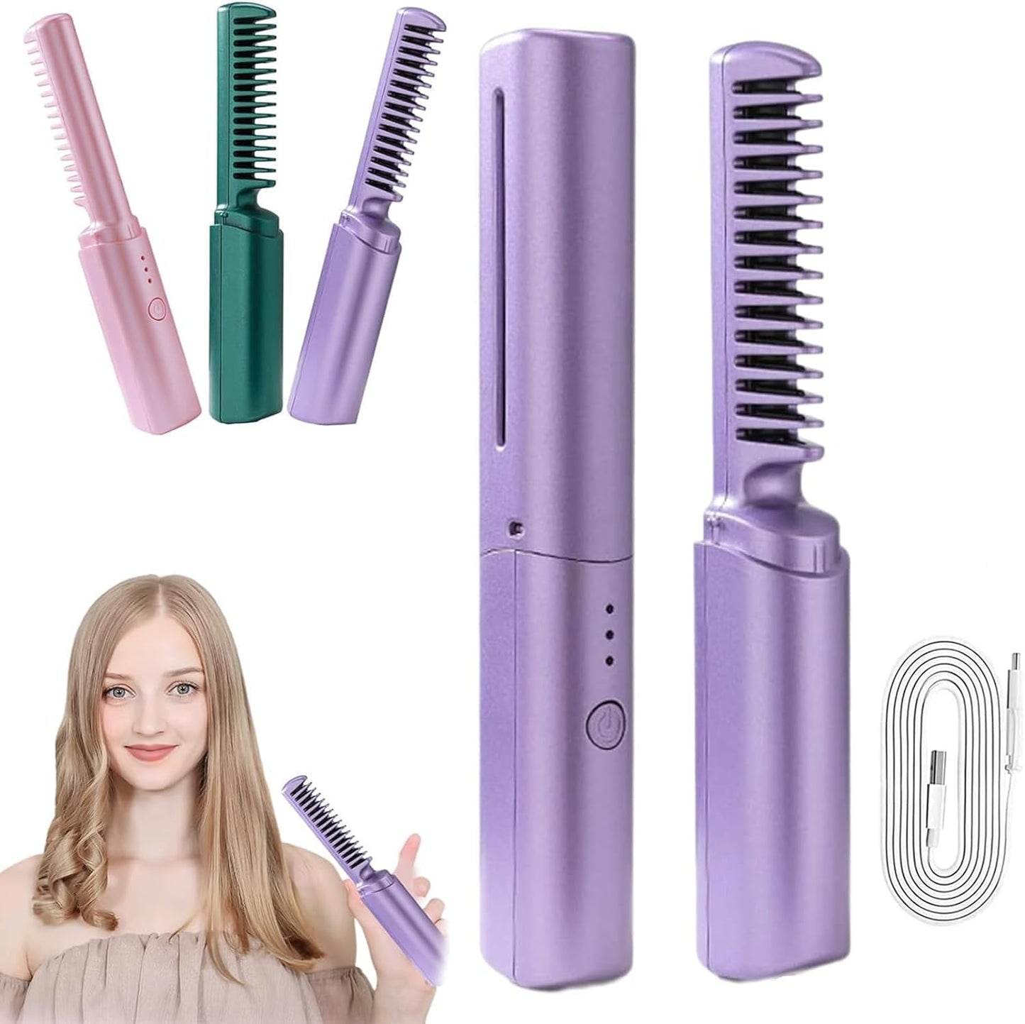 GlamFlex™ - Portable Hair Straightener