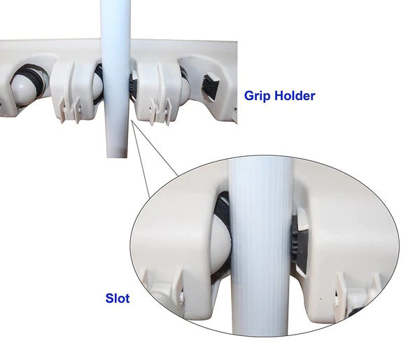 Wall Mounted Mop & Broom Holder