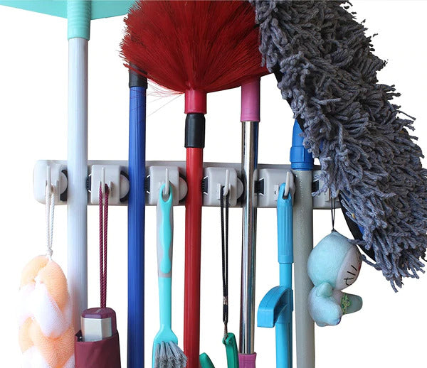 Wall Mounted Mop & Broom Holder
