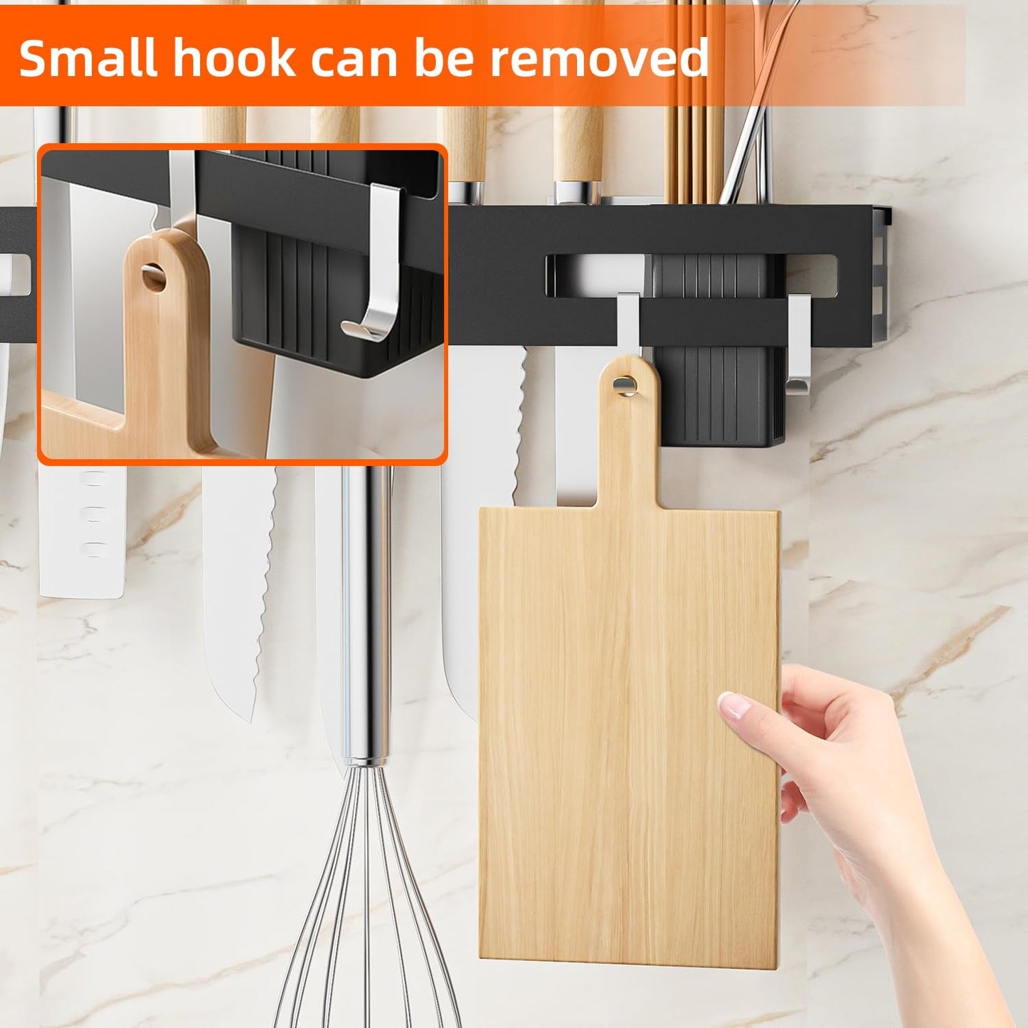 Wall Mount Utensil Holder