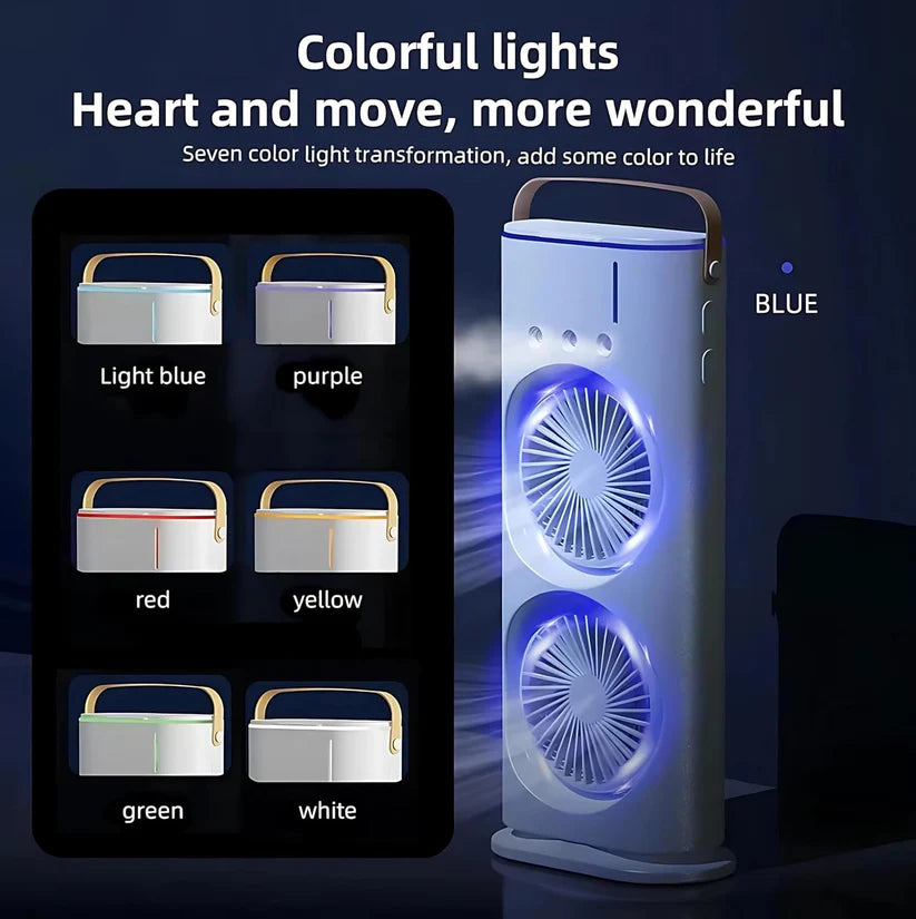 ChillFan™ Pro - Portable Double Fan Air Cooler