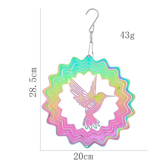 VibrantAura™ Rotating Wind Spinner