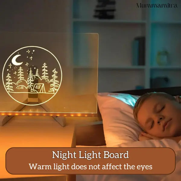 LumiBoard™ – Interactive Light-Up Board for Doodling and Messaging