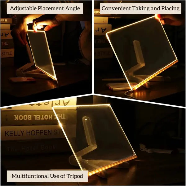 LumiBoard™ – Interactive Light-Up Board for Doodling and Messaging
