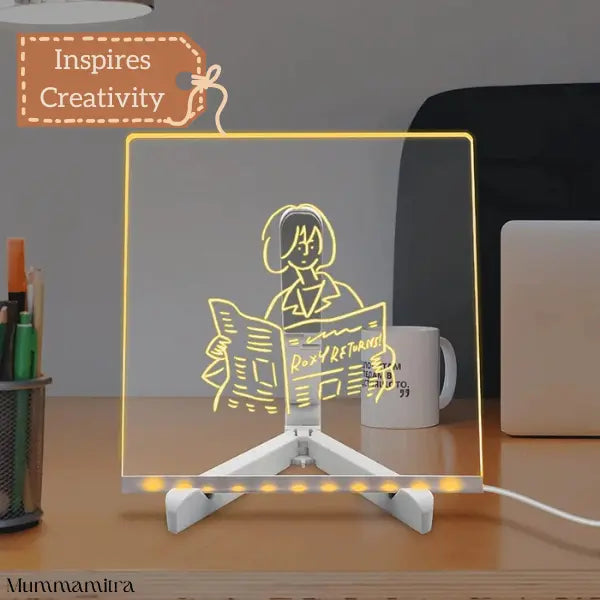 LumiBoard™ – Interactive Light-Up Board for Doodling and Messaging