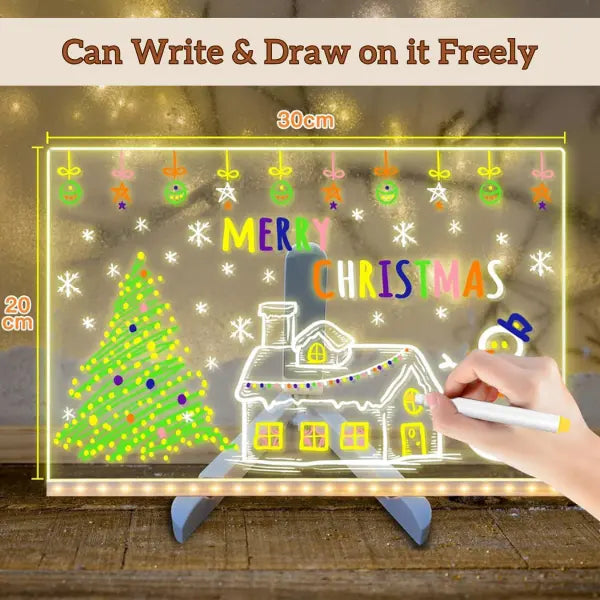 LumiBoard™ – Interactive Light-Up Board for Doodling and Messaging