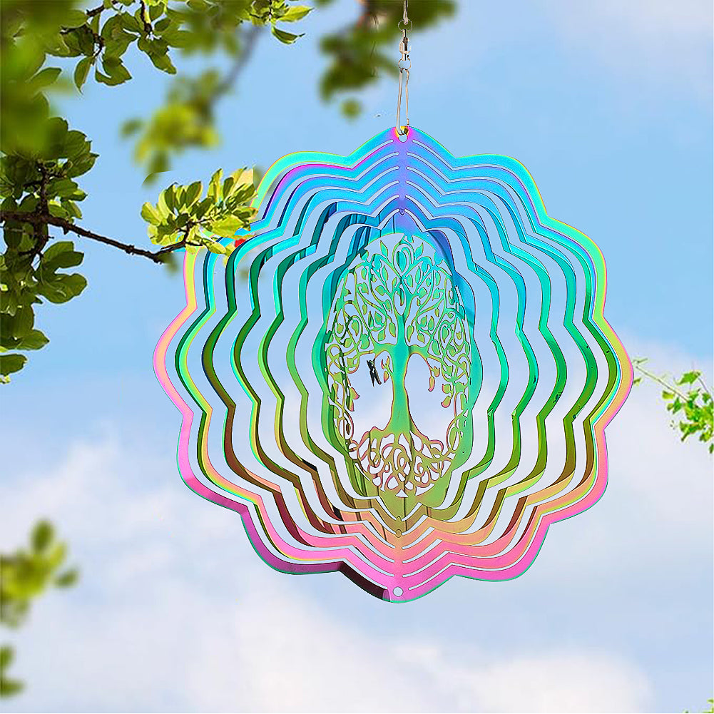 VibrantAura™ Rotating Wind Spinner