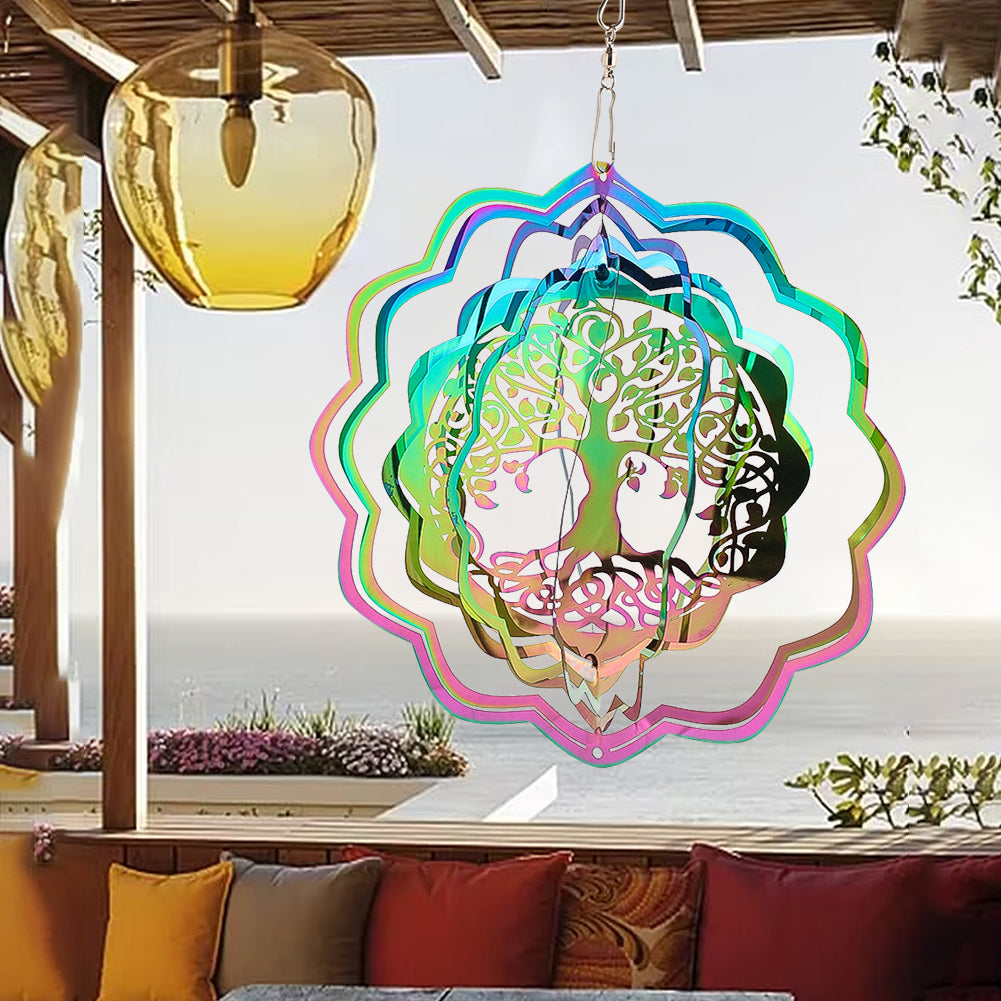 VibrantAura™ Rotating Wind Spinner