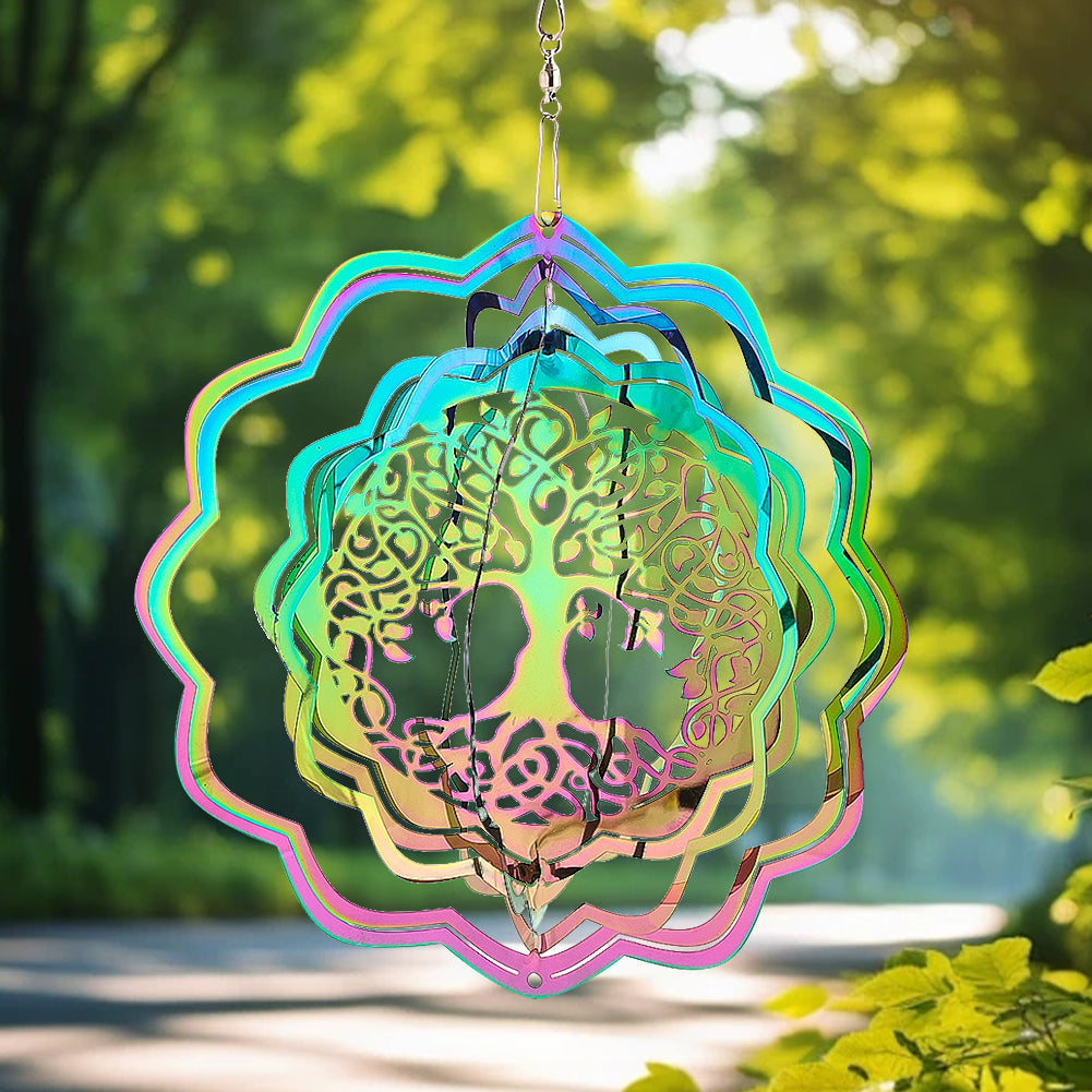 VibrantAura™ Rotating Wind Spinner