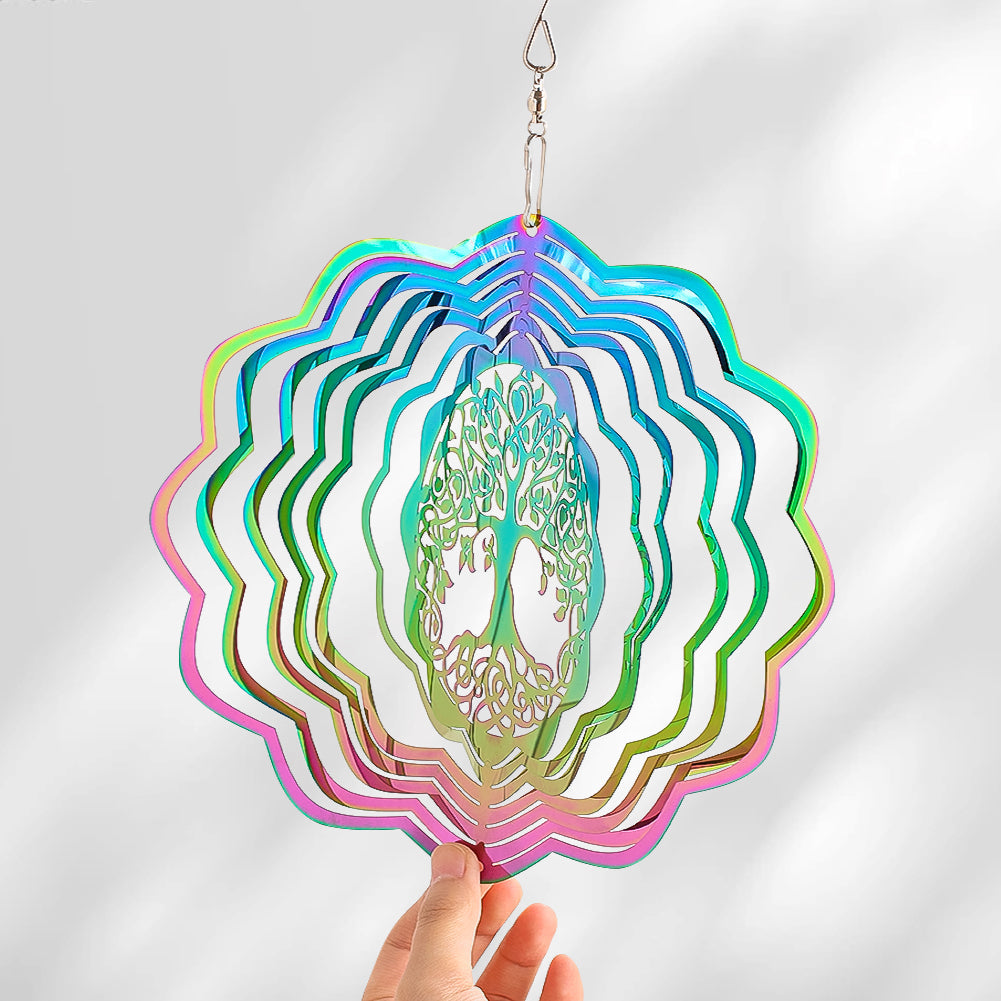 VibrantAura™ Rotating Wind Spinner