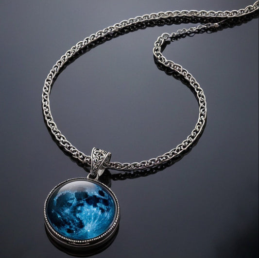 Night Glowing Moon Pendant
