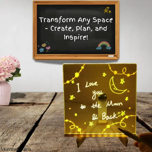 LumiBoard™ – Interactive Light-Up Board for Doodling and Messaging